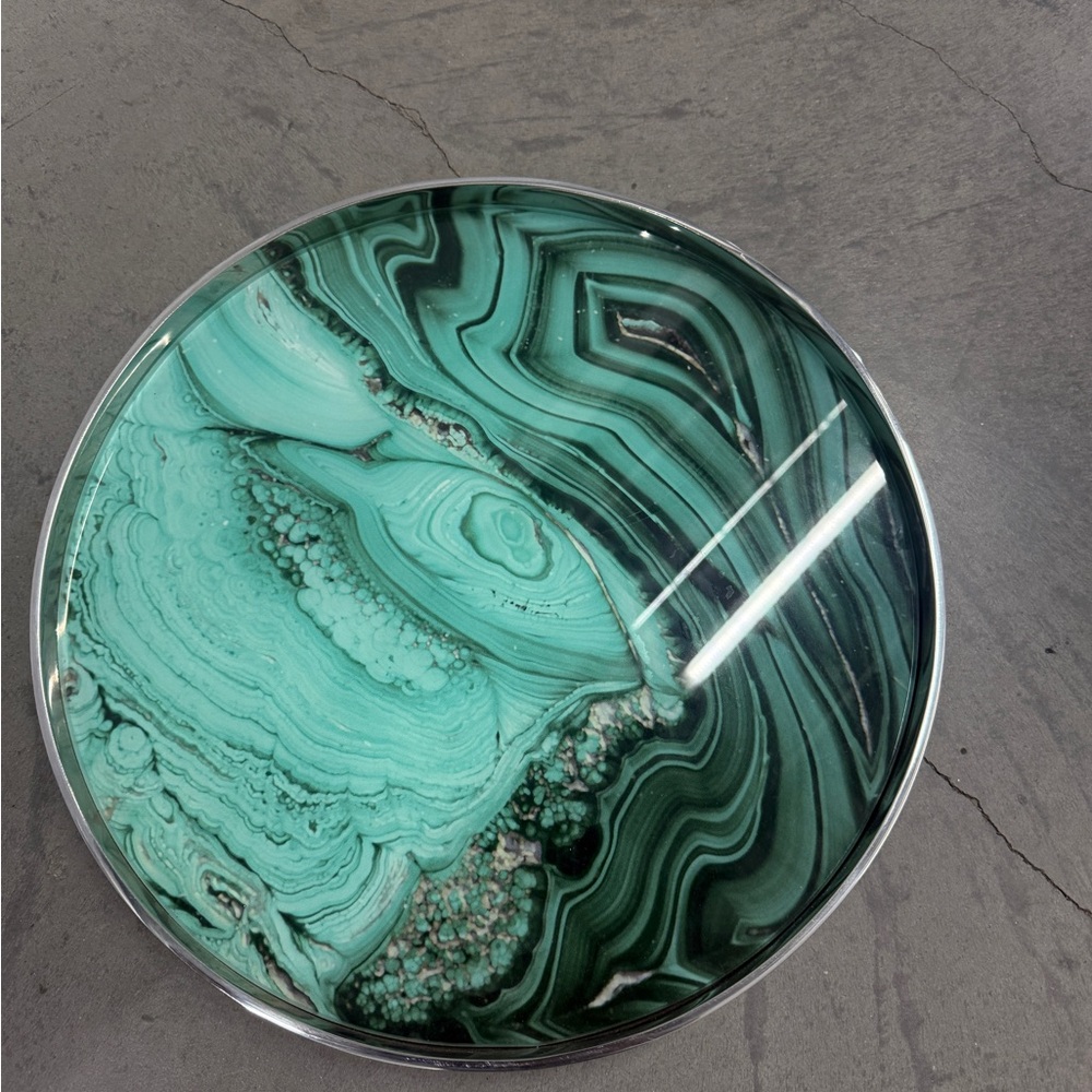 Coup & Company Green Abstract Art Piece